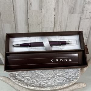 Vintage Cross Deep Purple Lacquer Fountain Pen Medium AT0496-7MS